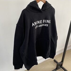 Anine Bing Black Hoodie